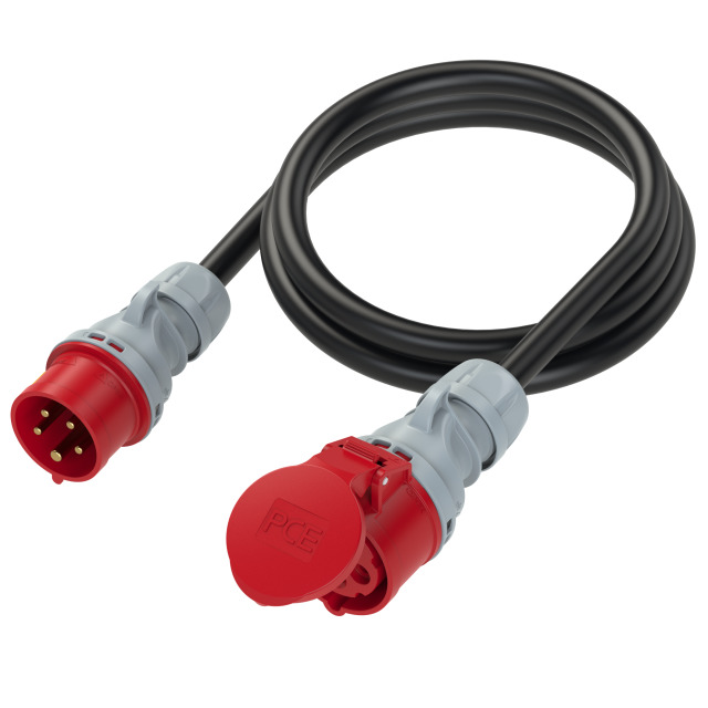 3P+N+E 3 phase 32amp 415v-3 x 16amp 240v commando sockets Splitter 2.5mm cable 