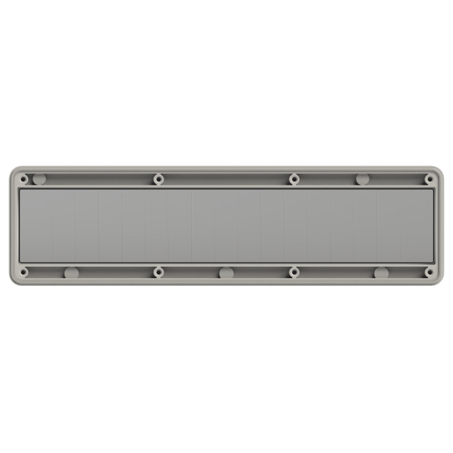 PCE Grey Hinged Window Fuse Window 18 Modules IP67 900618