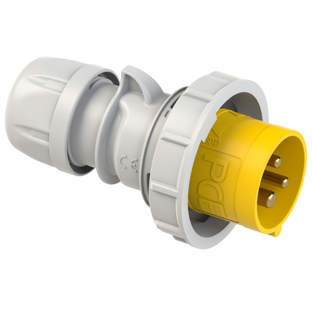 PCE Trailing Commando Plug 32A 2P+E 110V IP67 0232-4