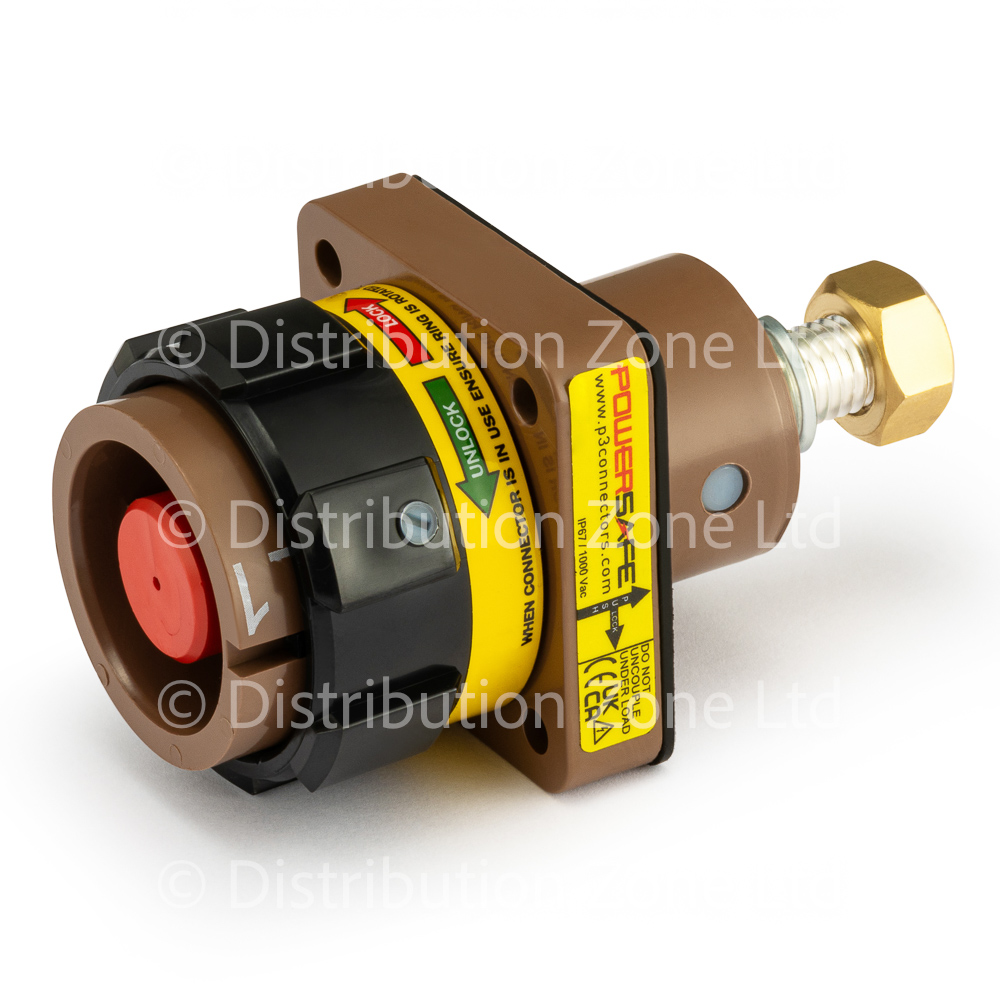 Powersafe Powerlock Rotalock Full Set of 5 x 800Amp Panel Source Connectors T8