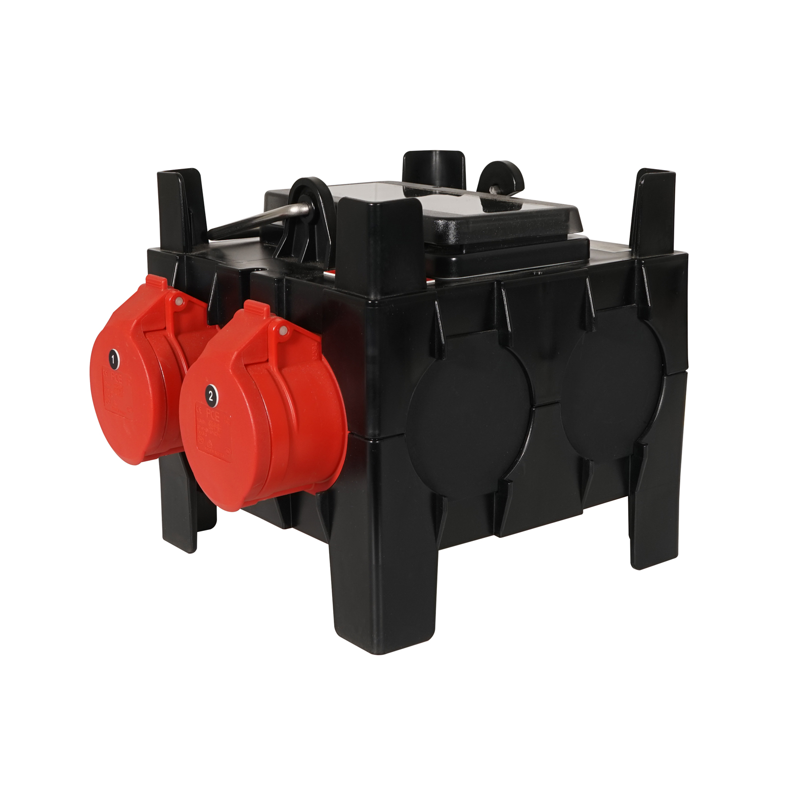 PCE IMST Distro Box 32A 3pH+N+E 400V to 2 x 16A 3pH+N+E 400V IP44 2 x MCB