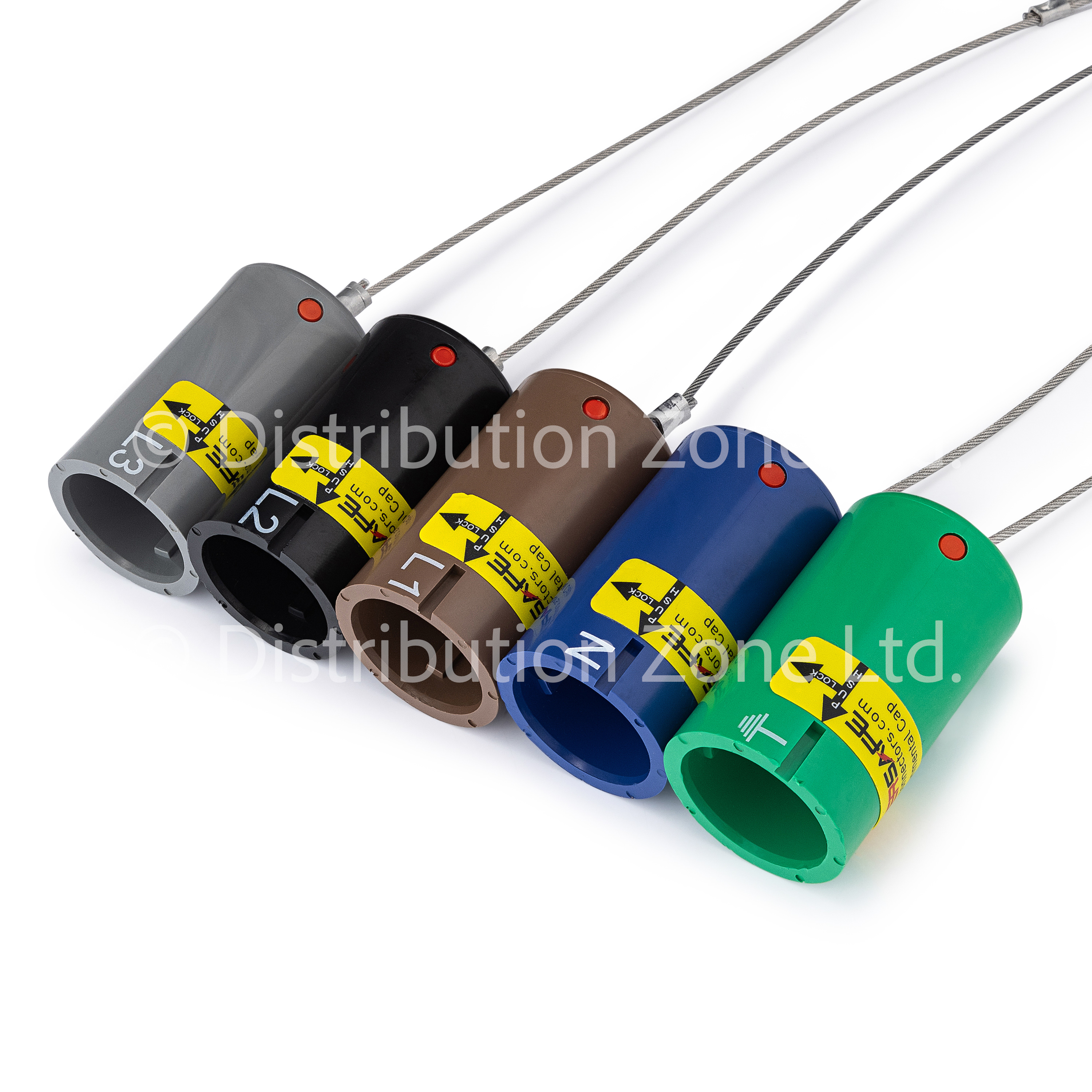 Powersafe Cap Environmental IP67 For Line Drain Full Set EU Colours