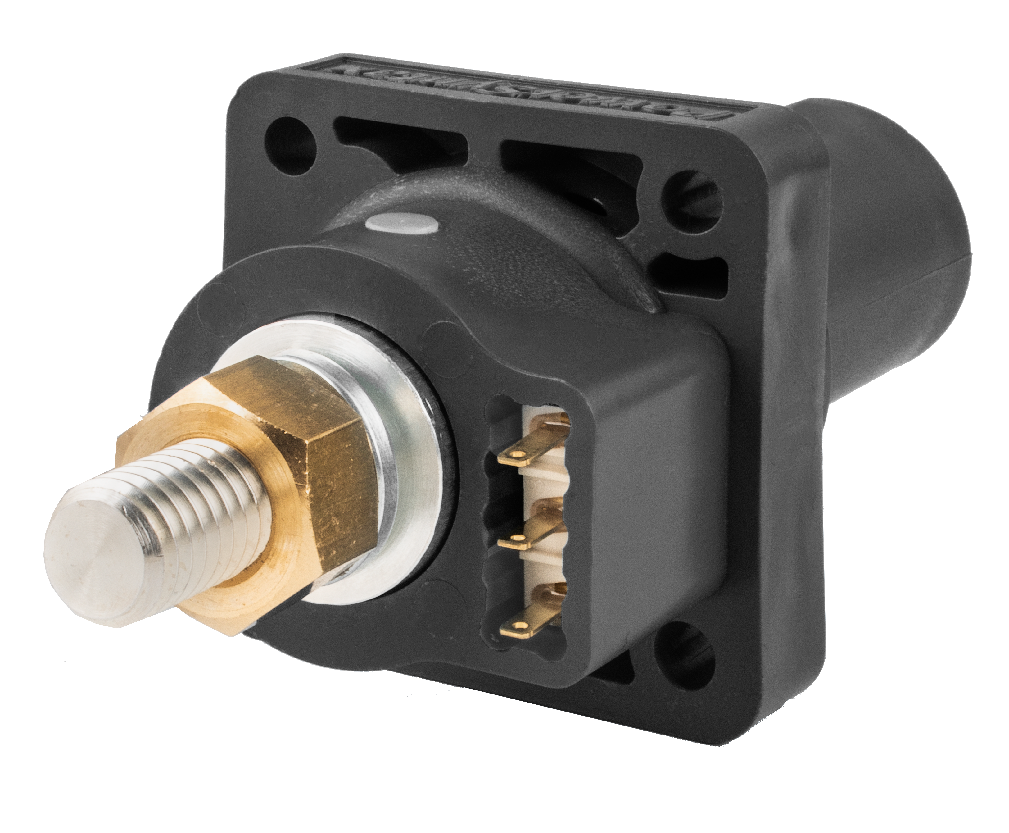 PowerSyntax Panel Drain 480A Chain Pilot L2-Black with Microswitch for Auxiliary Circuit