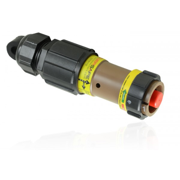 Powersafe Powerlock Rotalock 500Amp Line Source Connector 120 mm2 M40 Brown L1