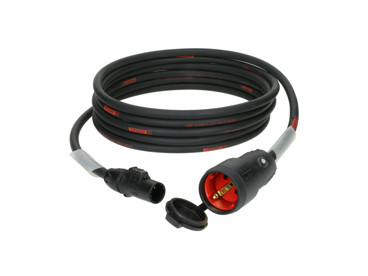 Neutrik powerCON TRUE1 TOP Male NAC3M-TRUE1 2 Metre Cable to PCE Schuko Socket