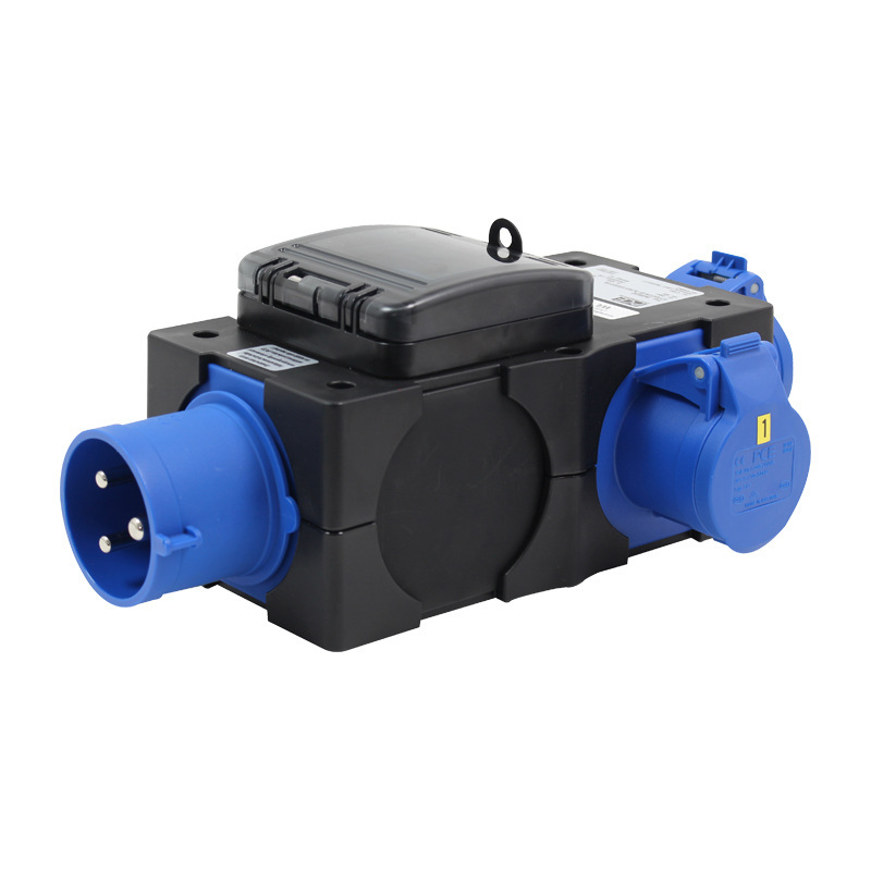PCE ST. Anton Distro Box 32A 1pH+N+E 230V to 3 x 16A 1pH+N+E 230V 3 x MCB's 9439032
