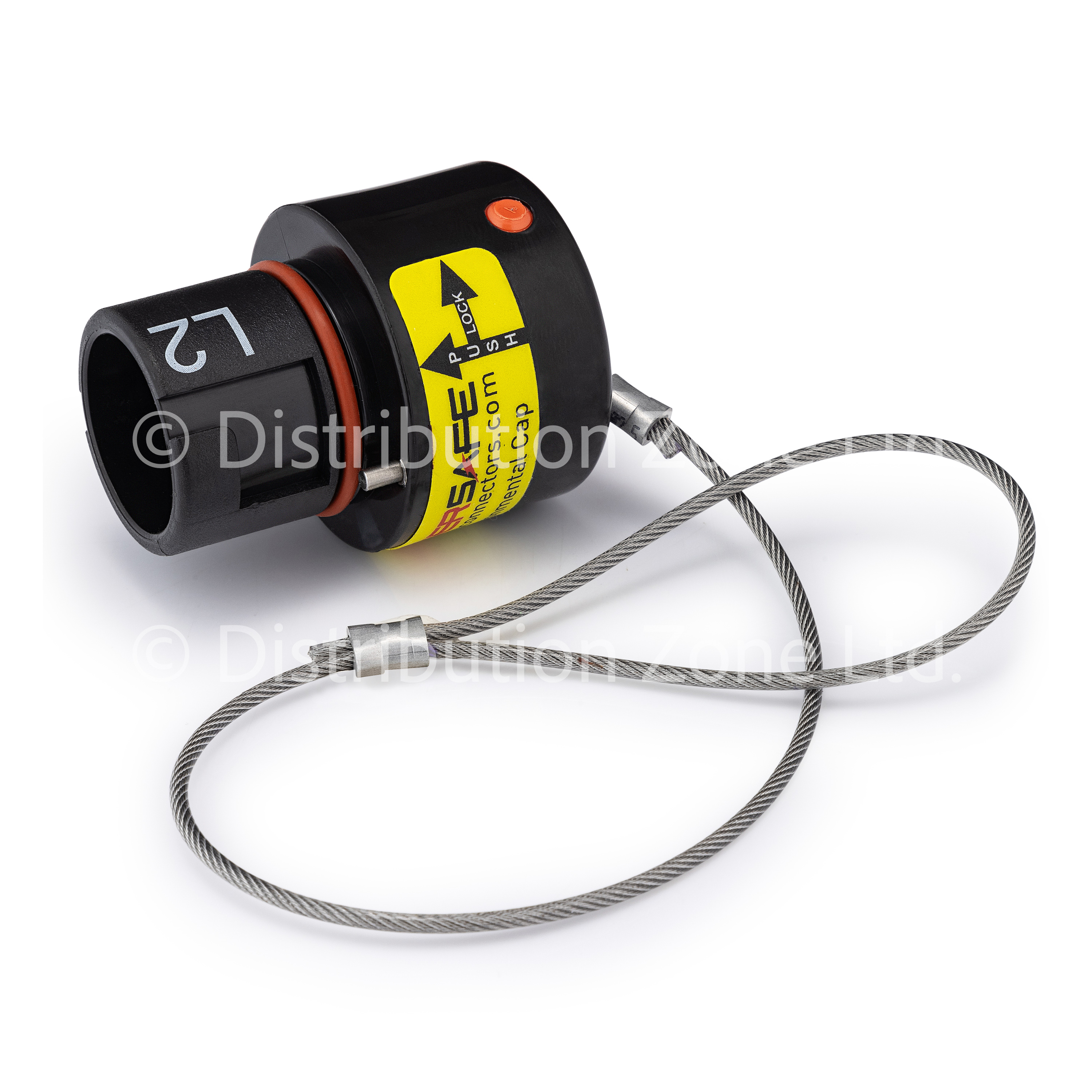Powersafe Cap Environmental IP67 For Line Source L2 Black