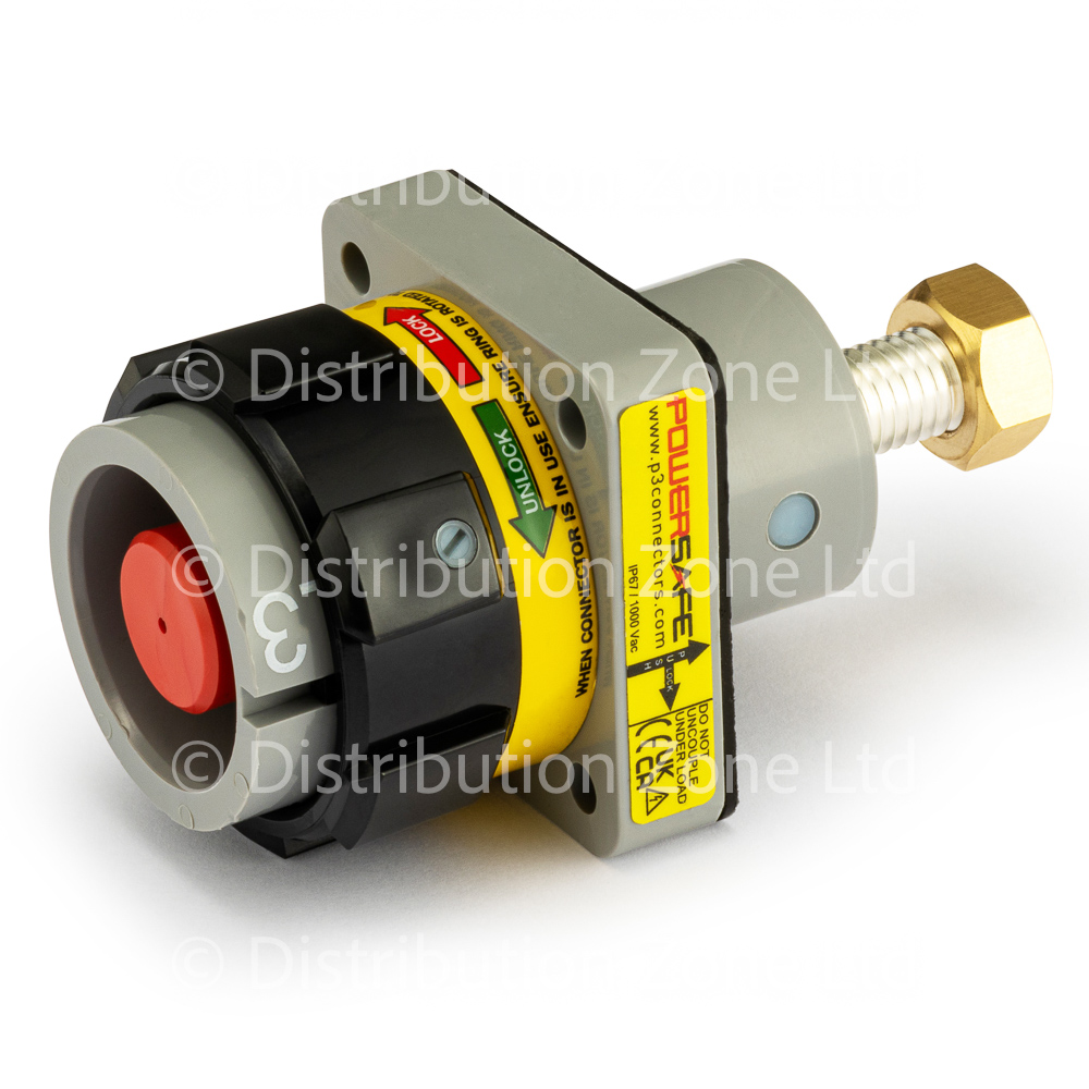 Powersafe Powerlock Rotalock Full Set of 5 x 800Amp Panel Source Connectors T8