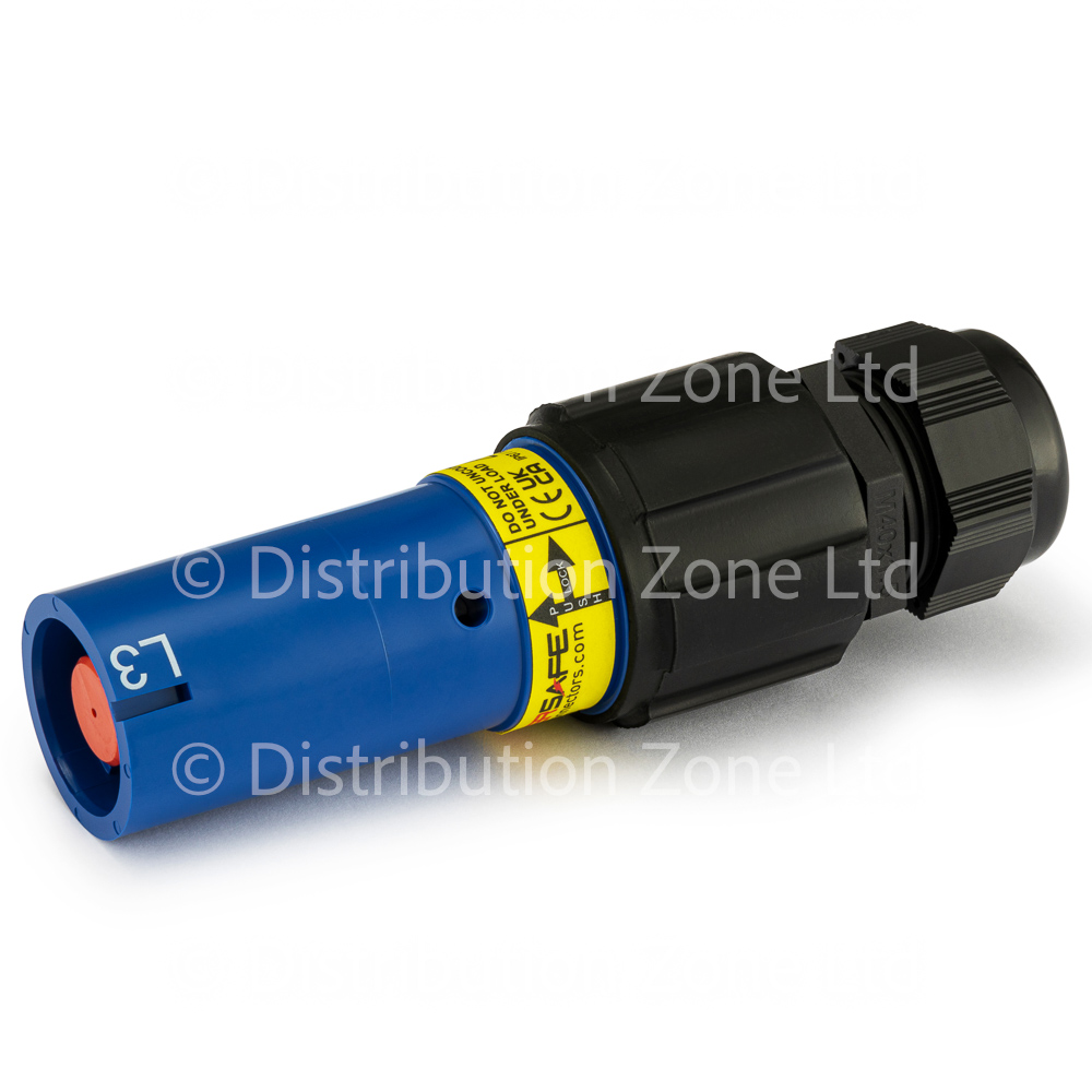 Powersafe Powerlock Connector 500Amp Line Source Blue L3 Old UK+ Australia + USA 120mm²