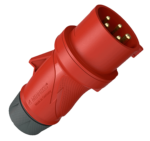 Mennekes PowerTOP® Xtra Plug 16A 3P+N+E 400V 6H IP54 13510