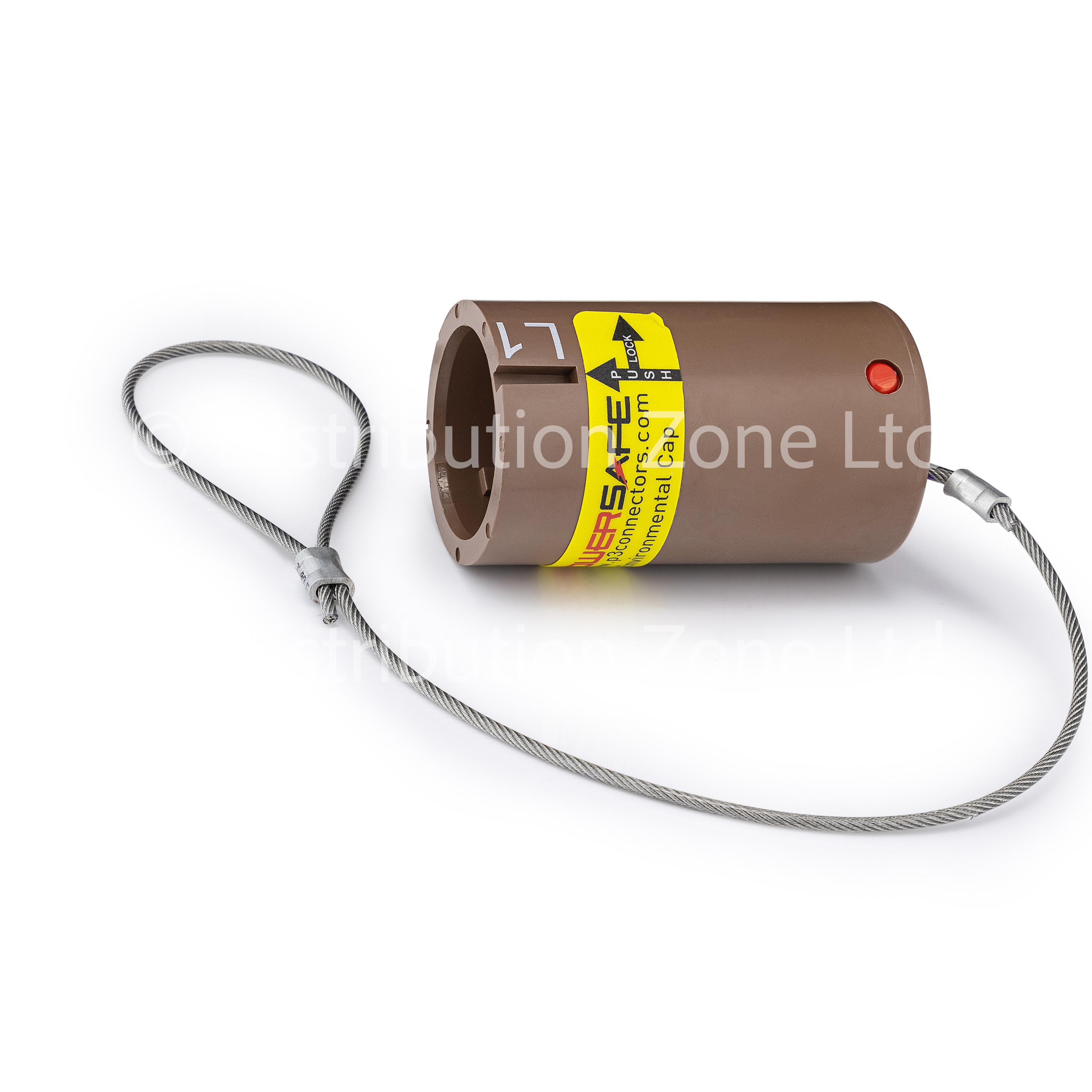 Powersafe Cap Environmental IP67 For Line Drain L1 Brown