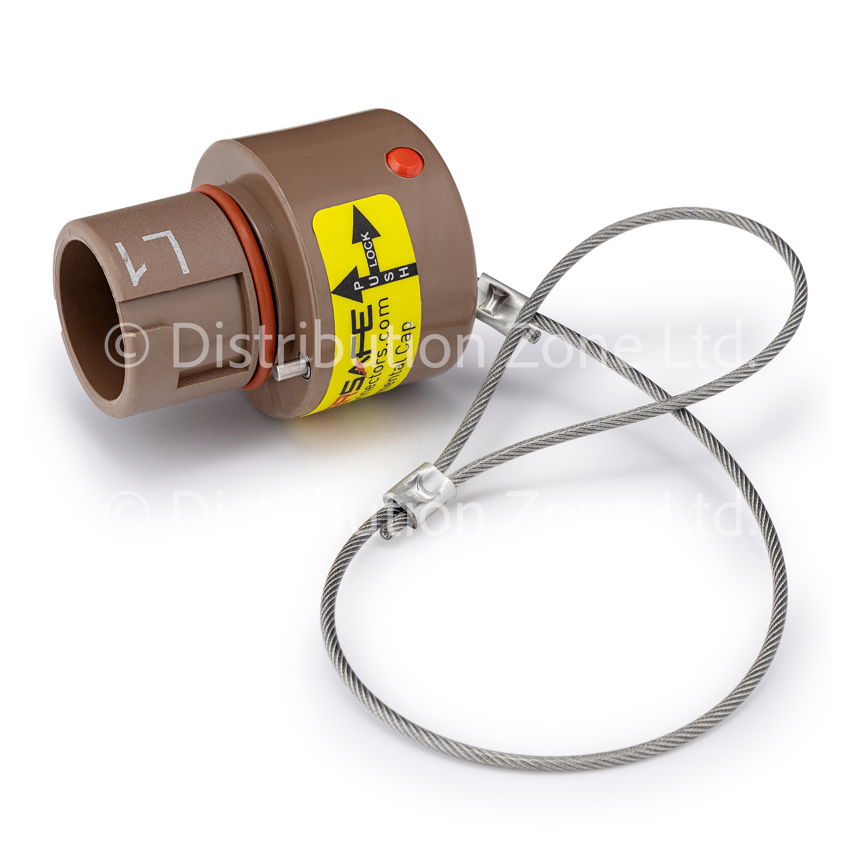 Powersafe Cap Environmental IP67 For Line Source L1 Brown