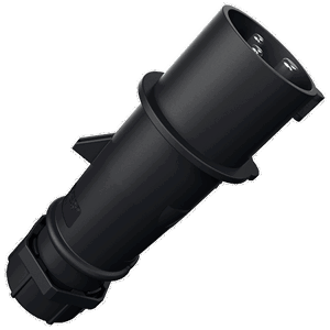 Mennekes AM-TOP® Black Stage Event Plug 32A 2P+E 230V 6H IP44 260ZD