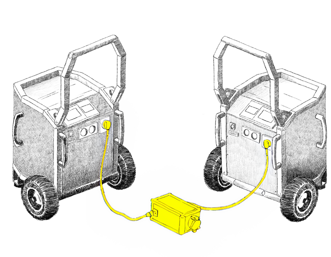 PESS Energy WATTMAN 10kWh Mobile, zero-emission Powerbank Generator, the off-grid green solution.