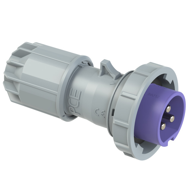 PCE Low Voltage Trailing Commando Plug 16A 3P 24V IP67 0632v