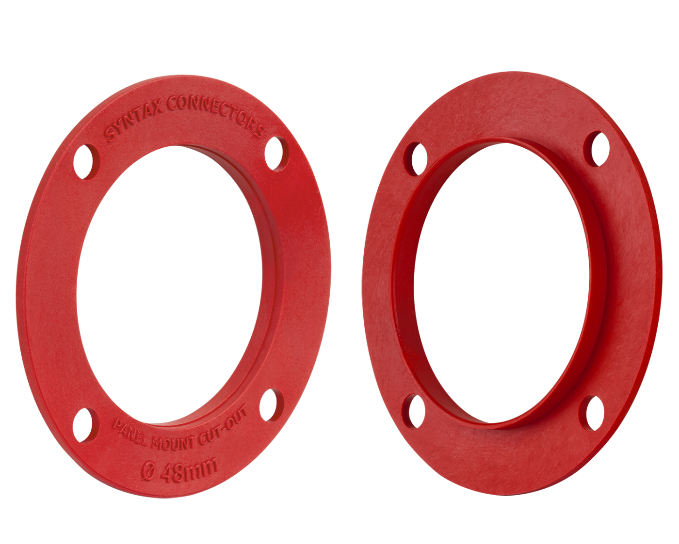 PowerSyntax Basic Panel Drain Angled M12 threaded Hole SPX 45° 480A Earth Green T5