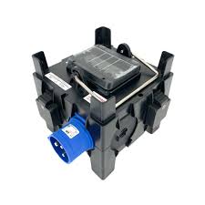 PCE IMST Distro Box 32A 1pH+N+E 230V to 4 x 13Amp UK 230V 1pH+N+E IP44 4 x 10A RCBO Type A