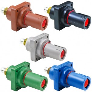 PowerSyntax Panel Mount Panel Drain Full Set  of 5 x 750Amp Powerlock