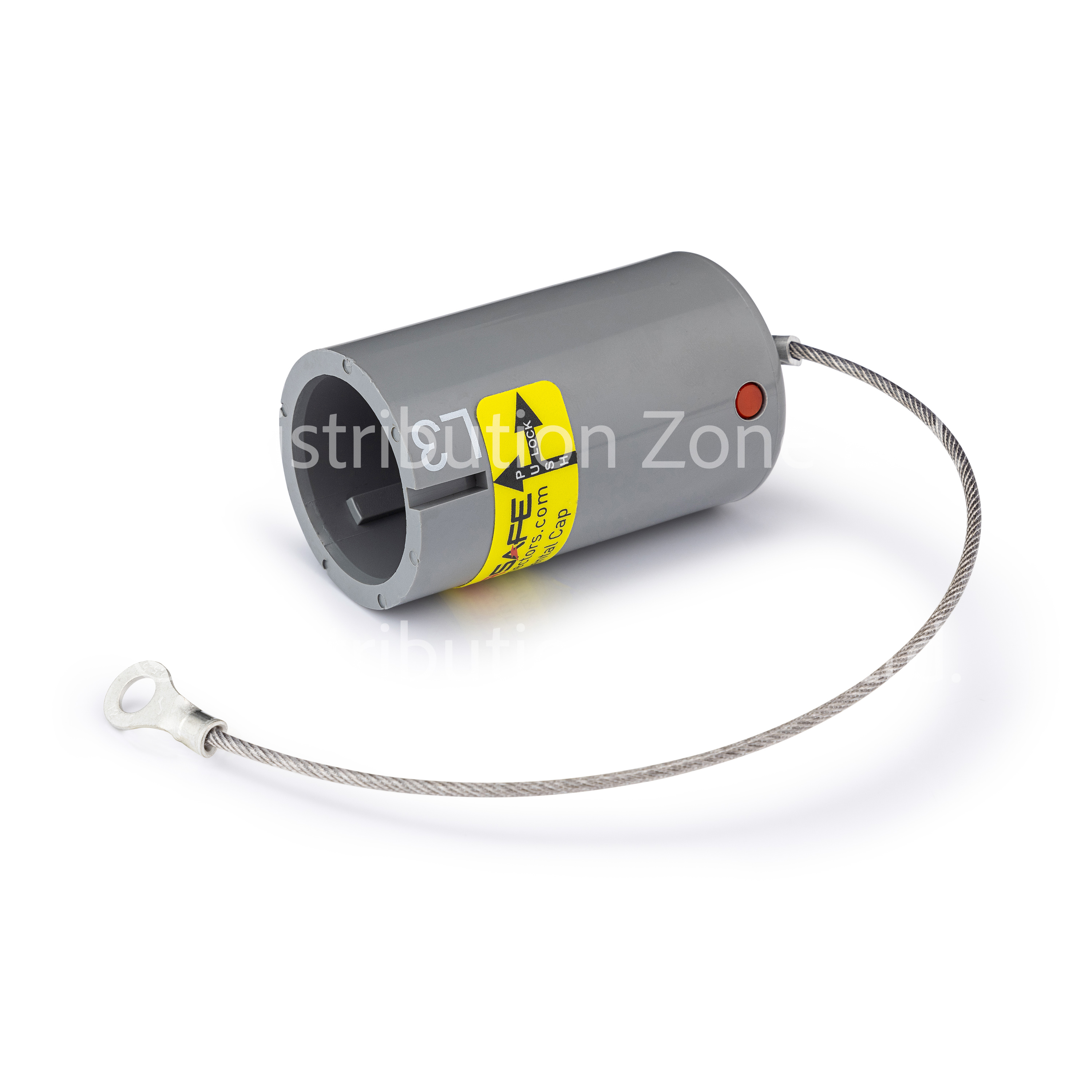 Powersafe Cap Environmental IP67 For Panel Drain L3 Grey
