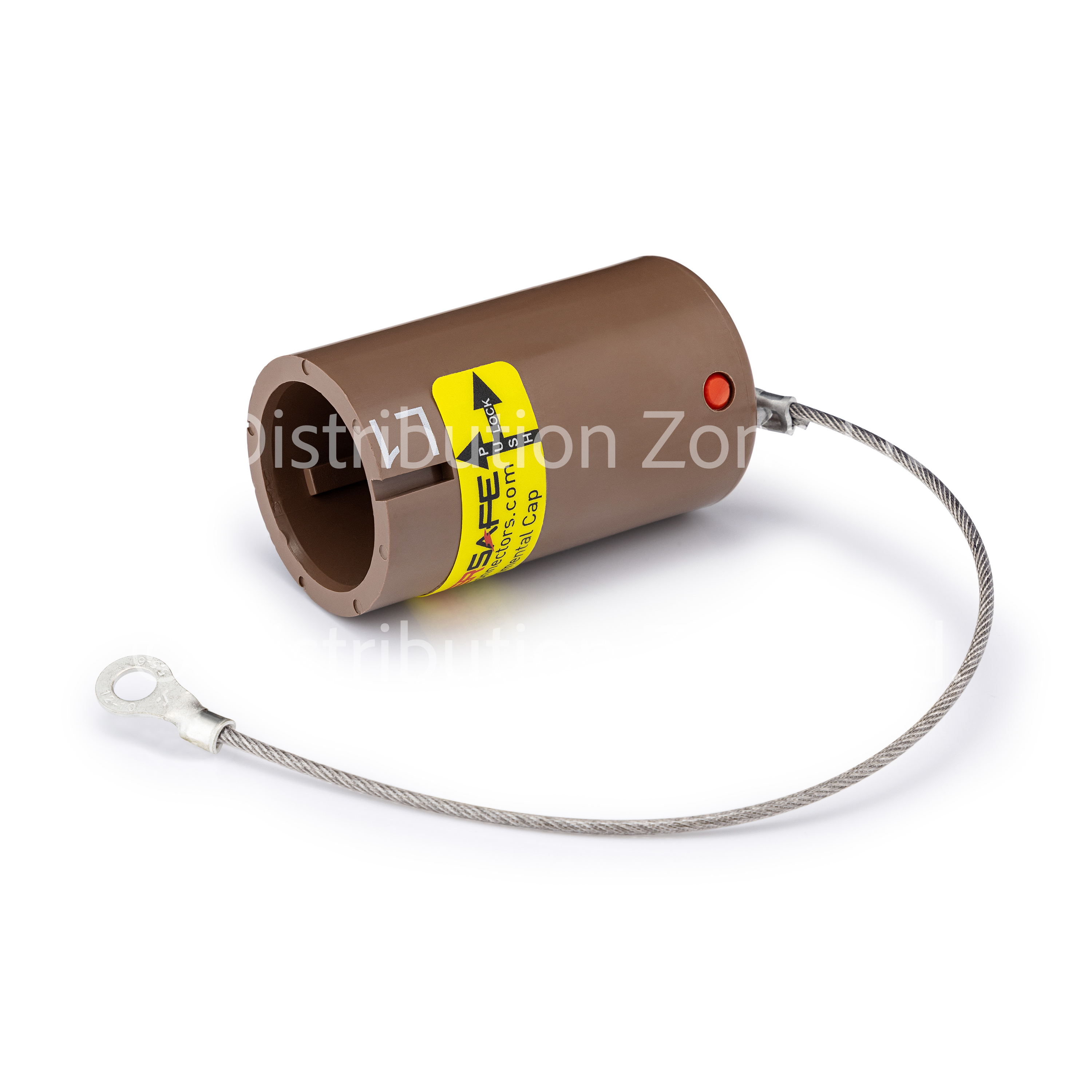 Powersafe Cap Environmental IP67 For Panel Drain L1 Brown