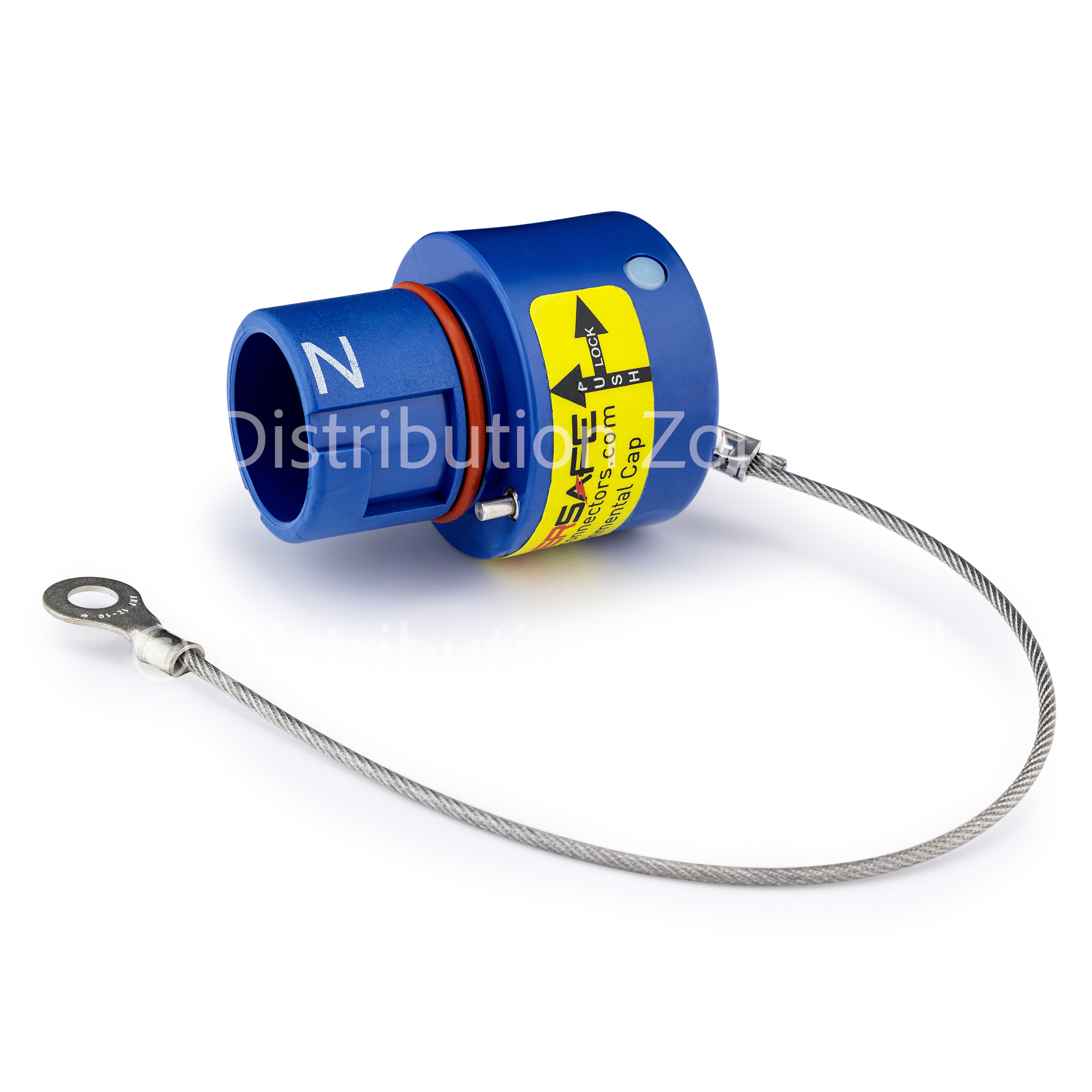 Powersafe Cap Environmental IP67 For Panel Source Neutral Blue