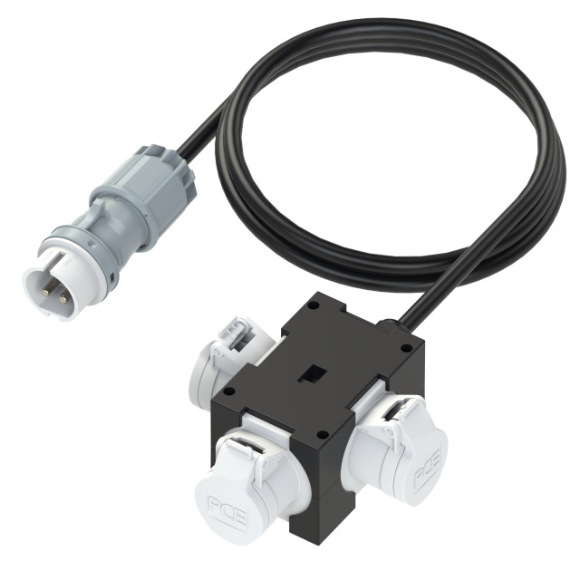 PCE Distribution Adaptor Low Voltage Series ST. Anton 16A 2P 42V (White) 9430350