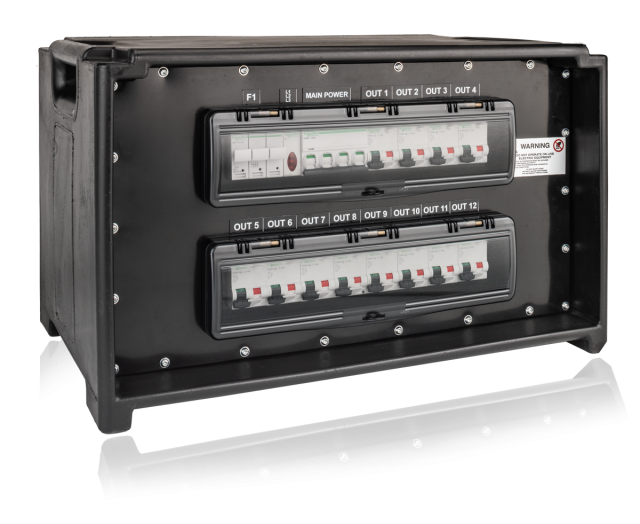 PowerBOX 125amp 3PH+N+PE 400 CUBE 6 x 32A 5p 3 x 32A 3p 6h 400V IP67