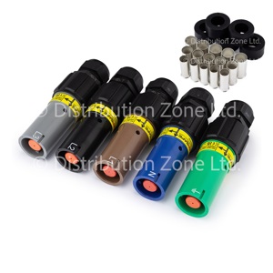 Powersafe Powerlock Full Set of 5 x 500A Line Source Set Screw Connectors 50mm2 M40A