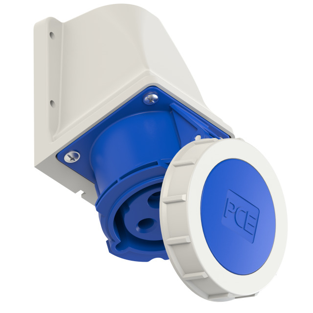 PCE Wall Socket 32A 230V 2P+E IP67 1232-6