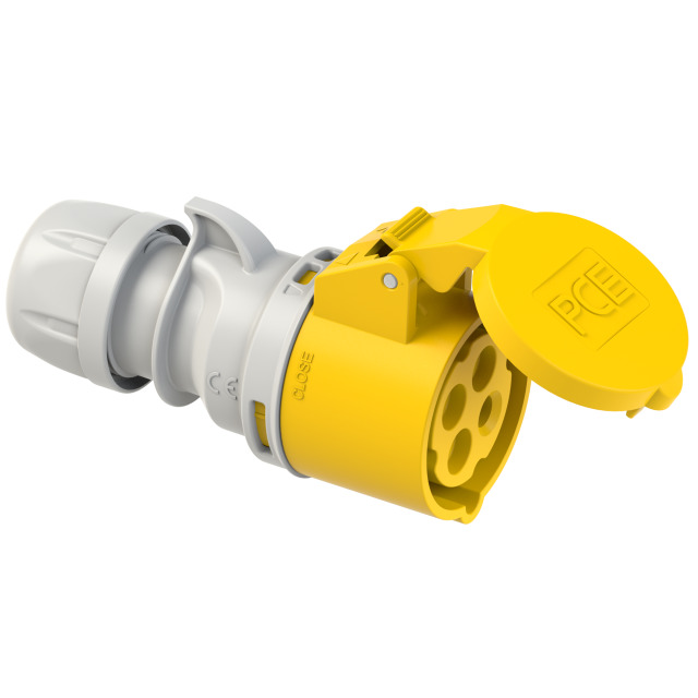 PCE Trailing Commando Socket 16A 3P+E IP44 110V 214-4