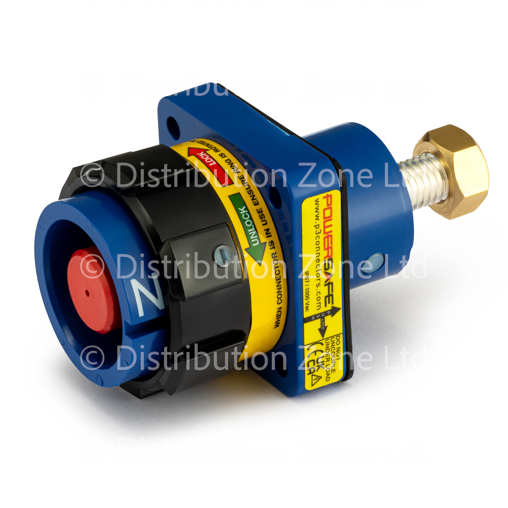 Powersafe Powerlock Rotalock Full Set of 5 x 800Amp Panel Source Connectors T8