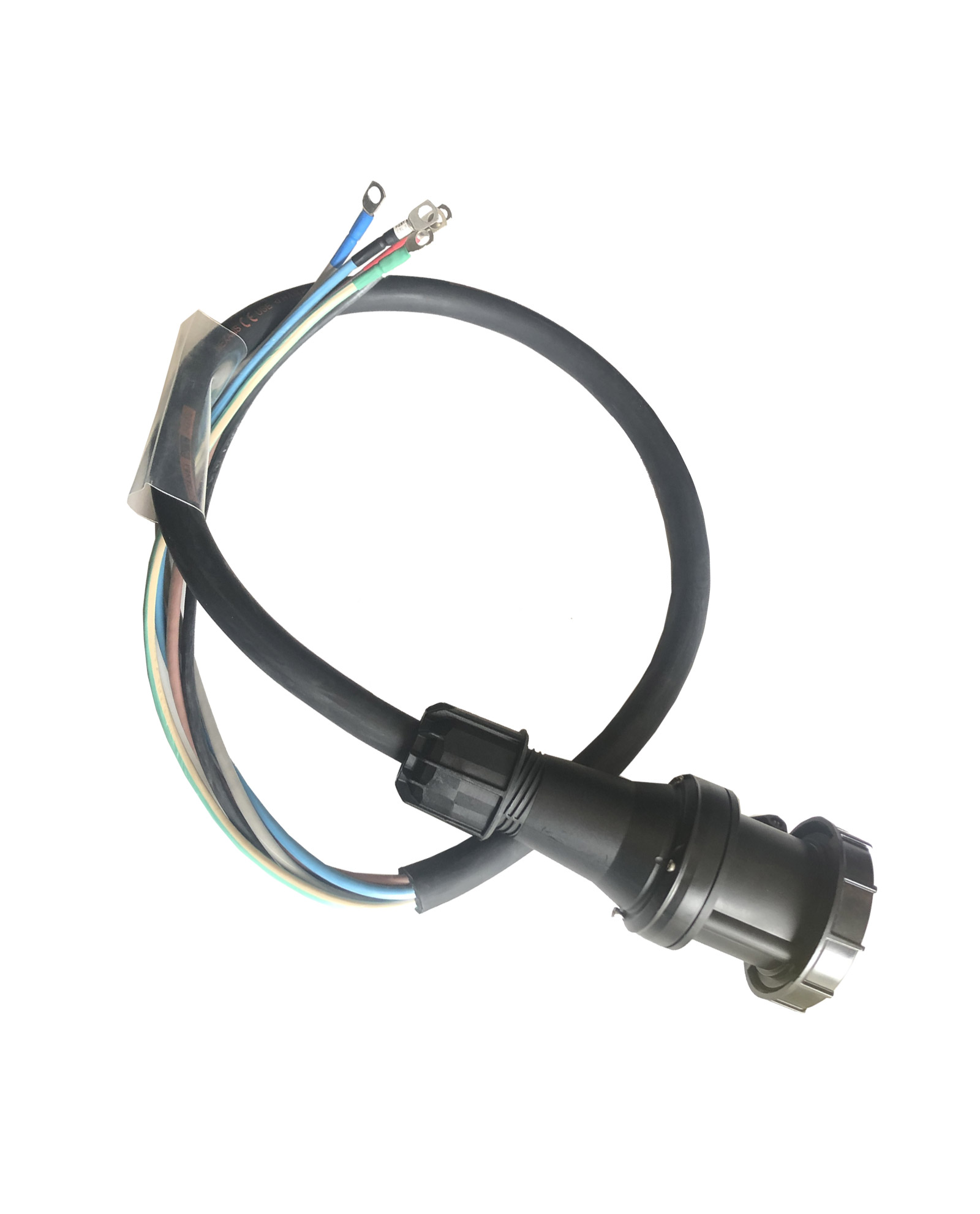 Lug or Crimp Ferrules with 2 Metre 5Core HO7RN-F Cable to Commando Socket