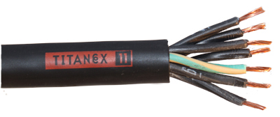 1.5mm² H07RN-F Rubber 7 Core Cable x 100 Mtr Nexans