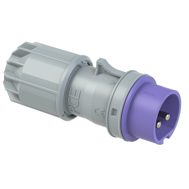 PCE Low Voltage Trailing Commando Plug 16A 2P 24V IP44 062v