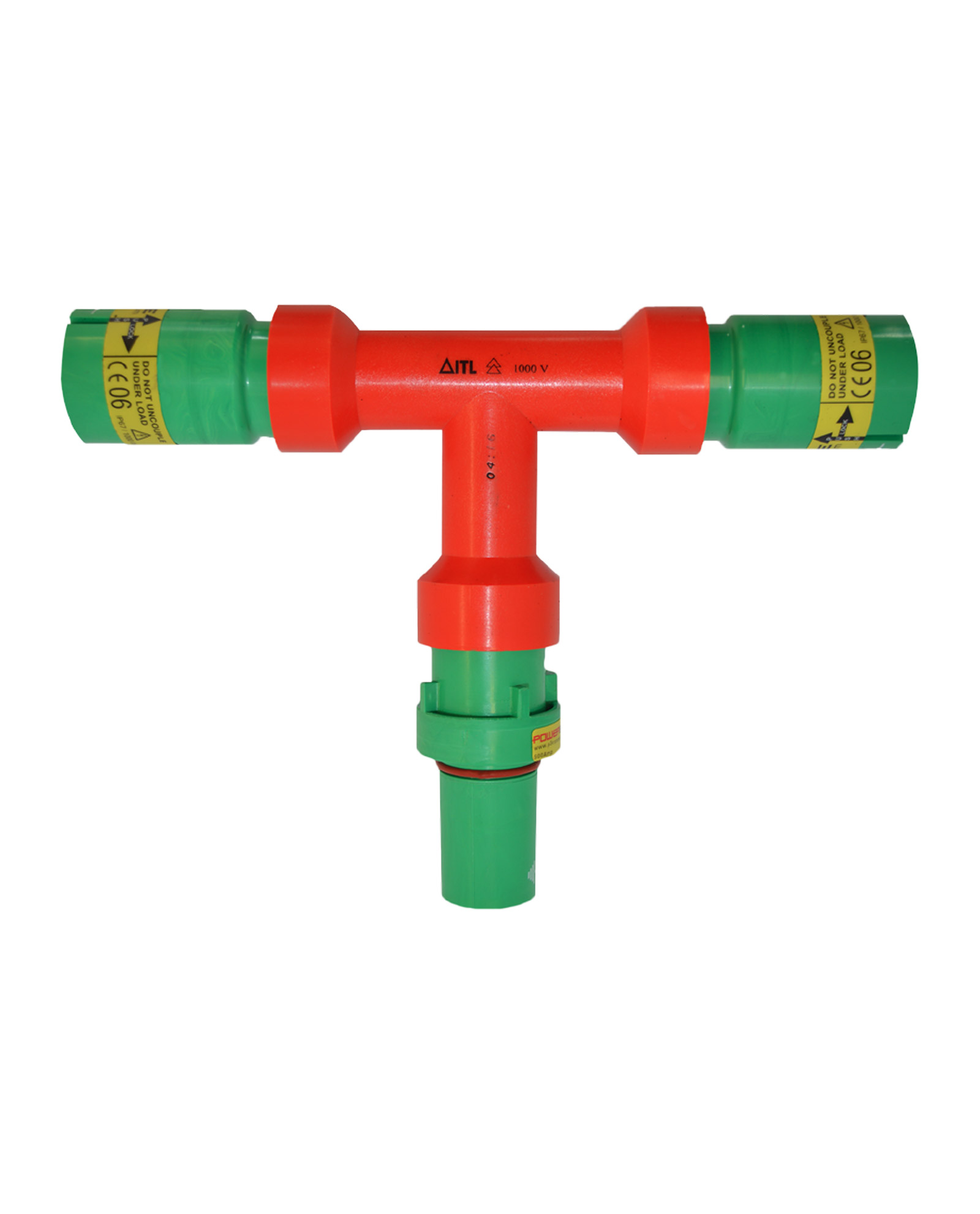 Powersafe Insulated Source to Drain T-Piece Connector 800A T8 Full Set
