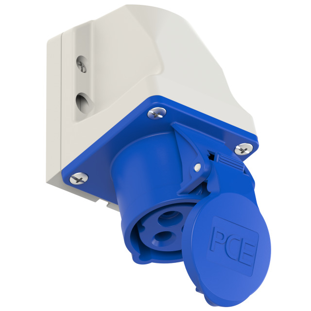 PCE Wall Socket 16A 230V 2P+E IP44 113-6k