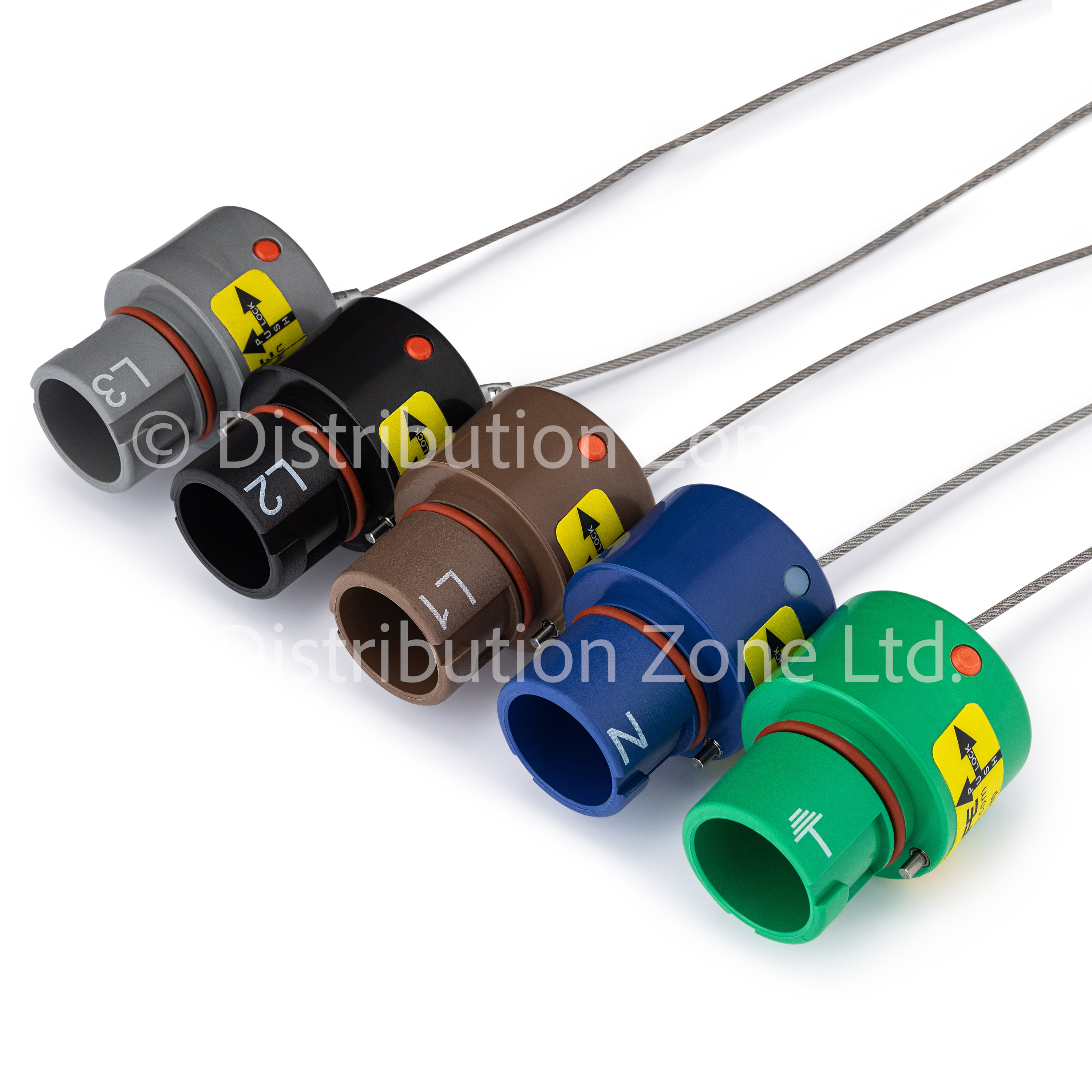Powersafe Cap Environmental IP67 For Panel Source Full Set EU Colours