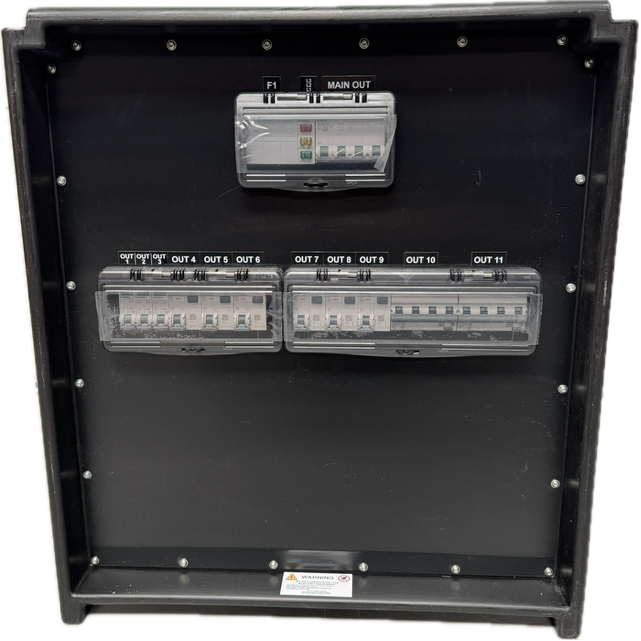 PowerBOX 63A 3pH+N+E 400V to  3 x 16A 1pH+N+E + 6 x 32A 1pH+N+E 230V 1 x 32A 3pH+N+E 400V