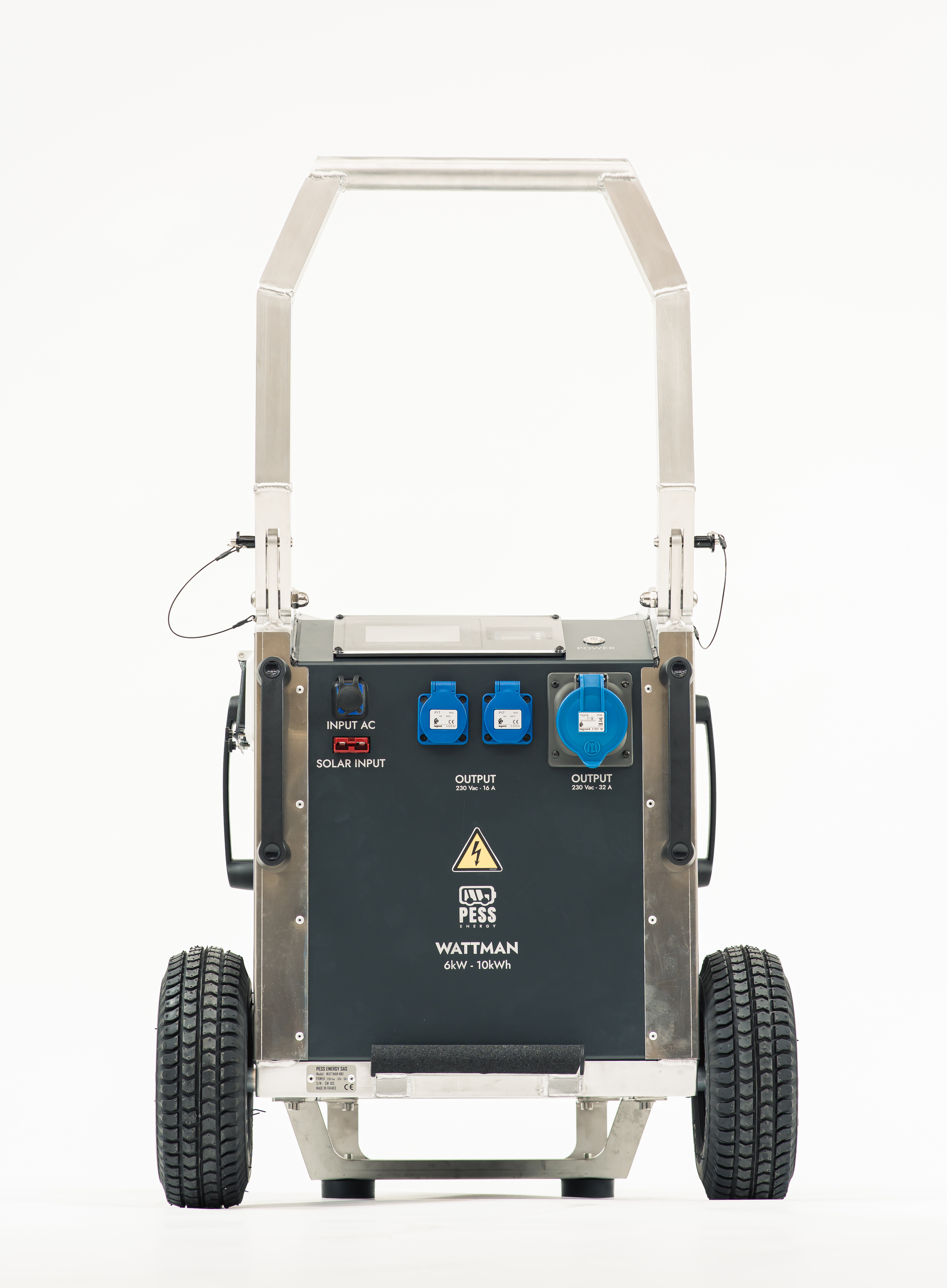 PESS Energy WATTMAN 10kWh Mobile, zero-emission Powerbank Generator, the off-grid green solution.