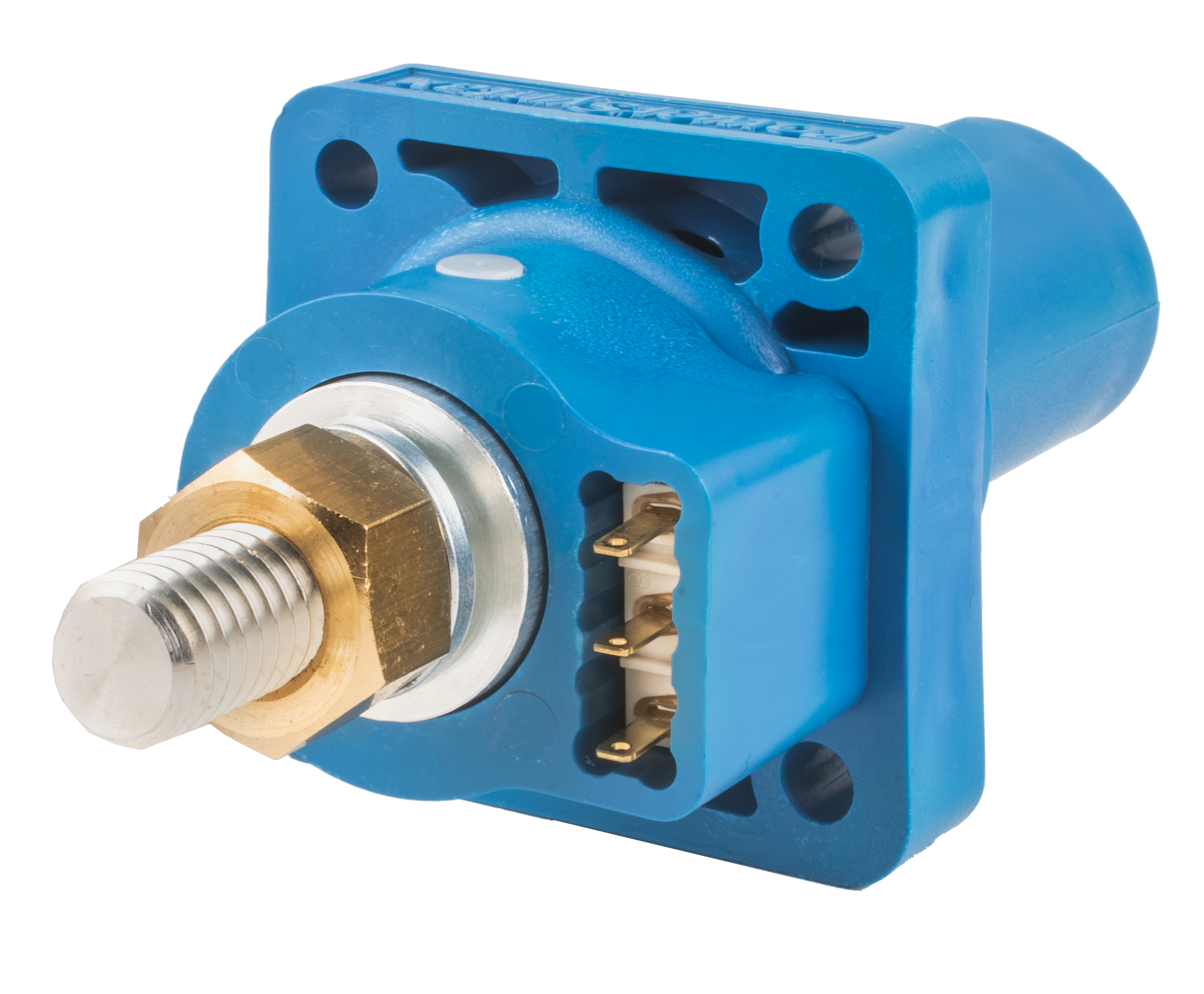 PowerSyntax Panel Drain 480A Chain Pilot Neutral Blue with Microswitch for Auxiliary Circuit