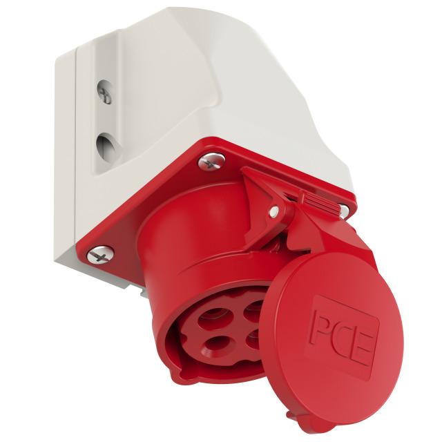 PCE Wall Socket 16A 400V 3P+E IP44 114-6k