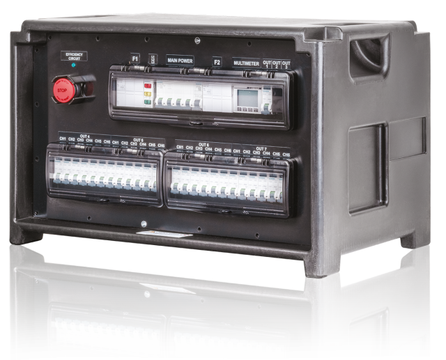 PowerBOX 125A 3pH+N+E 400V To 2 x 63A 3pH+N+E 400V MCB's