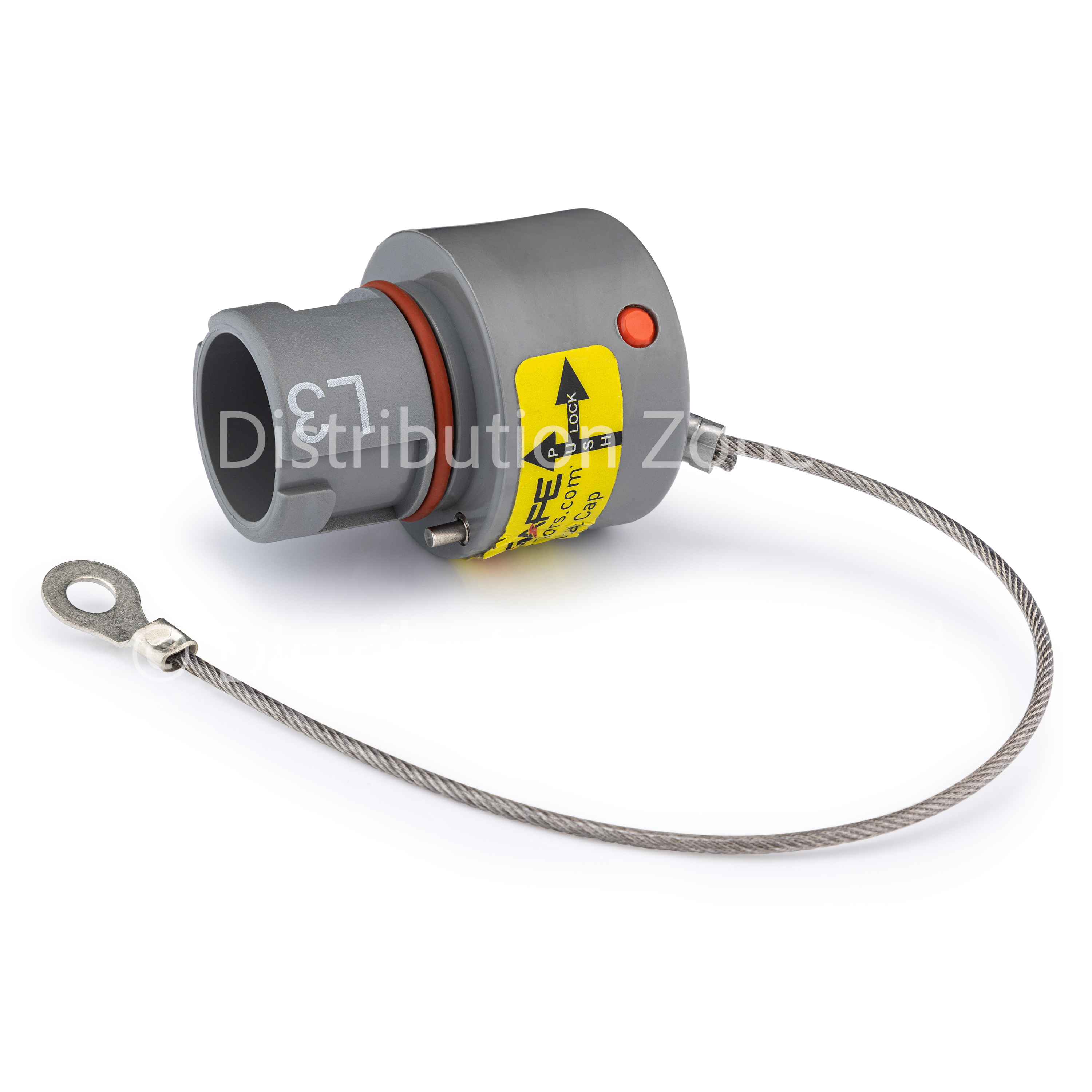 Powersafe Cap Environmental IP67 For Panel Source L3 Grey