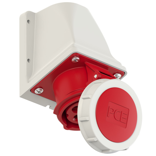 PCE Wall Socket 16A 400V 3P+E IP67 1142-6