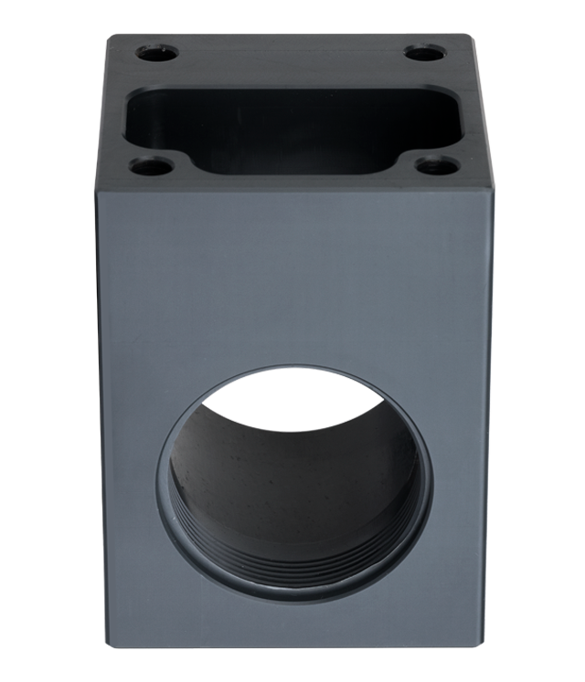 PowerSyntax Basic Panel Drain 480A 90° angled Panel Drain Earth Green T5