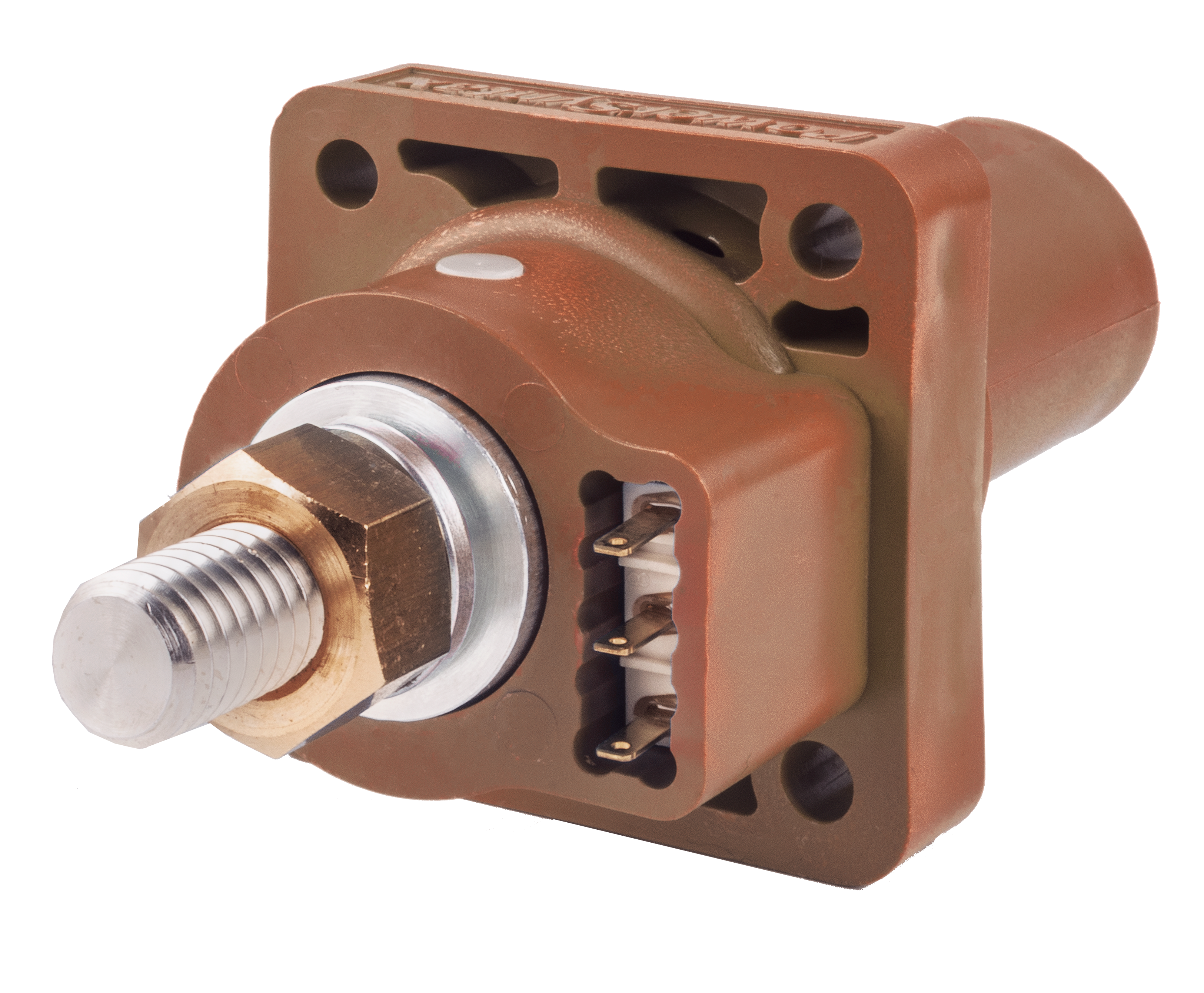 PowerSyntax Panel Drain 480A Chain Pilot L1-Brown with Microswitch for Auxiliary Circuit