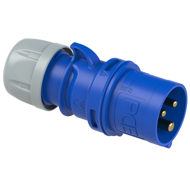PCE Trailing Commando Plug 32A 2P+E 230V IP44 023-6