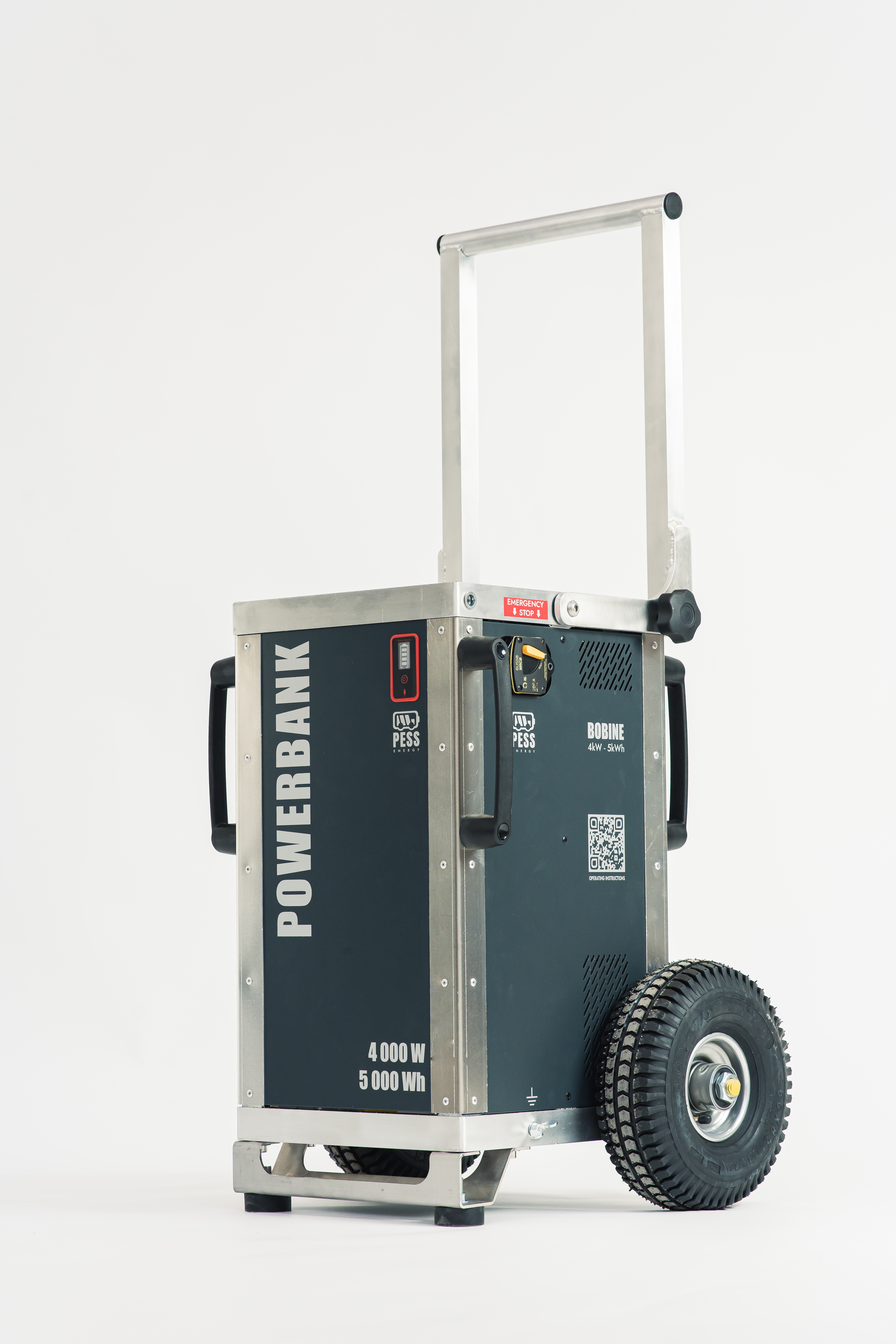 PESS Energy BOBINE Mobile, zero-emission solar generator, off-grid (4000W - 5000Wh)