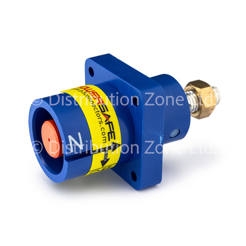 Powersafe Powerlock Panel Mount Source Connector 800A Neutral Blue T8