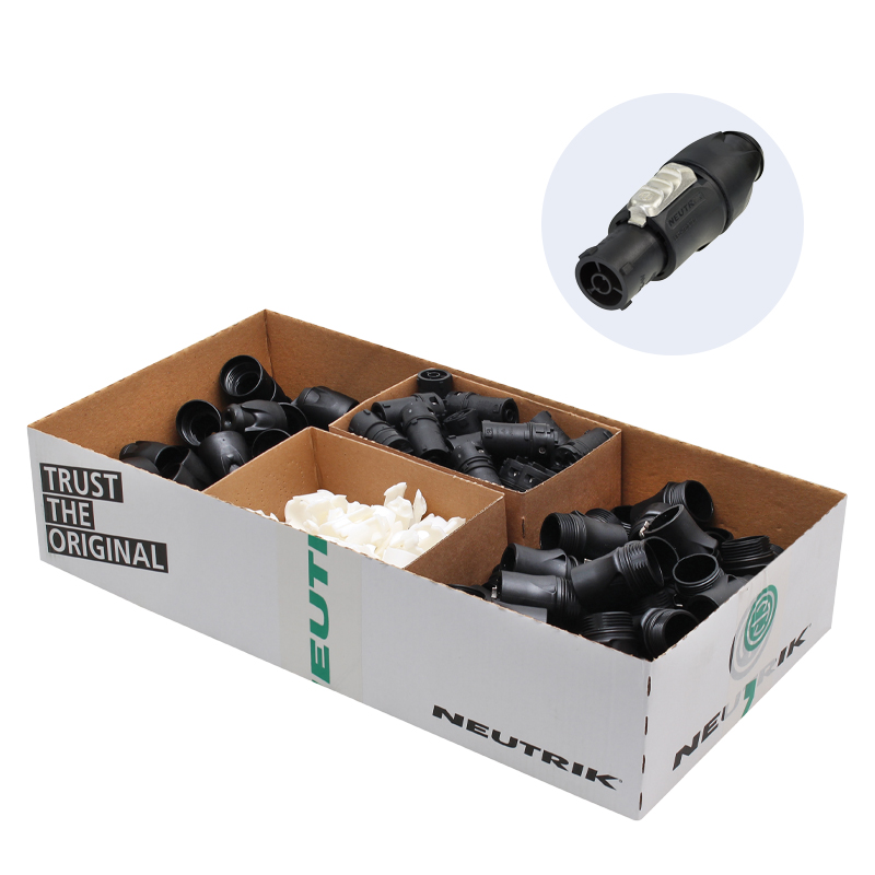 PowerCON True 1 Mains Cable Connector Female NAC3FX-W-TOP-Disassembled